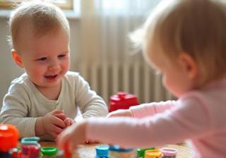 Infants and toddlers enjoying sensory play in a long day care program at Wattlewood